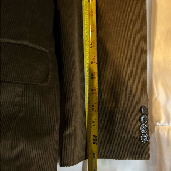 Saddlebred Chocolate Corduroy Men’s Blazer 48R - Picture 10 of 12